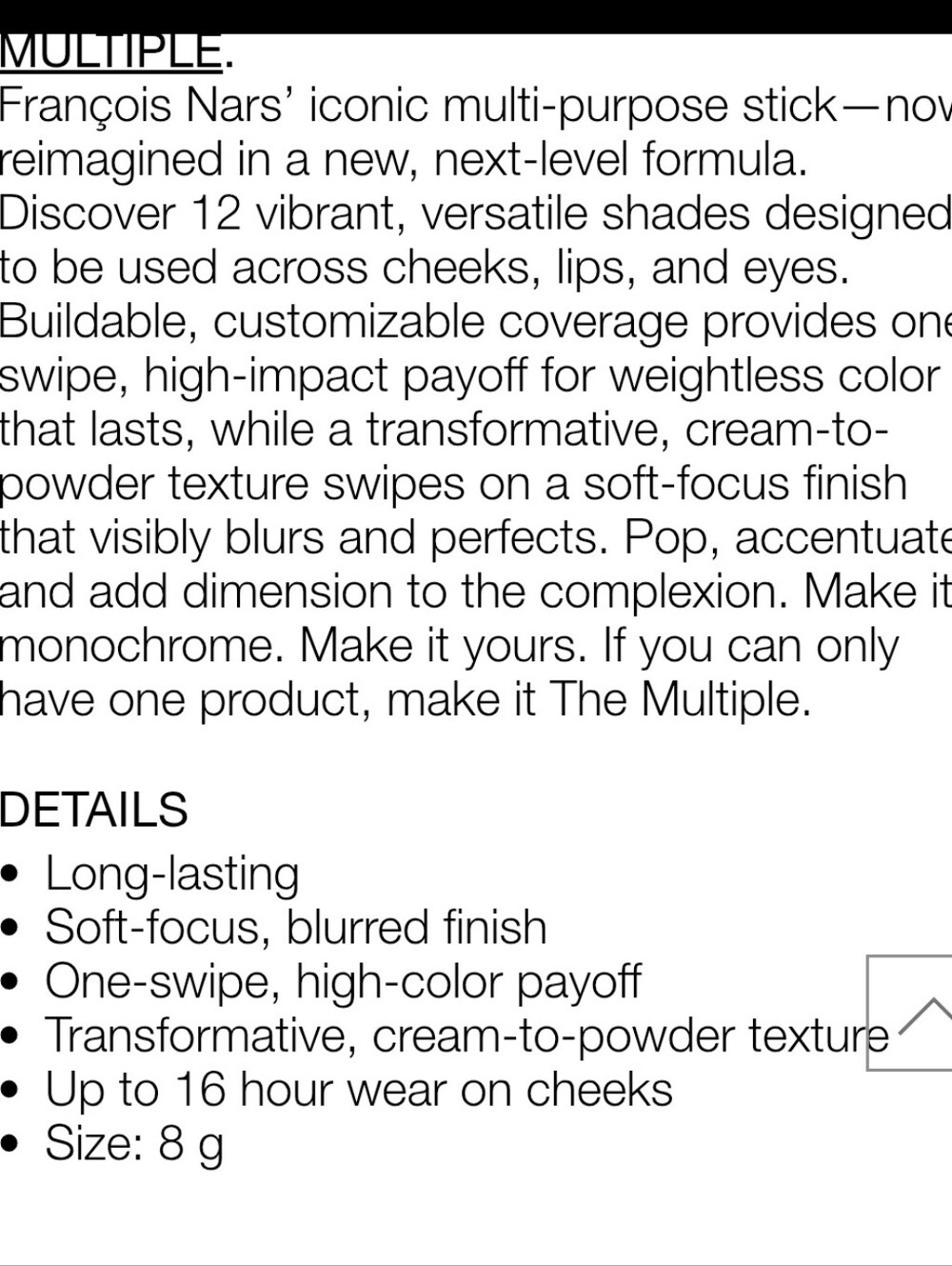 NARS Cosmetics The Multiple - Picture 13 of 14